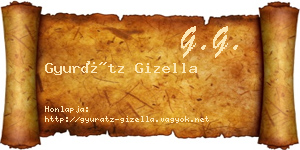 Gyurátz Gizella névjegykártya